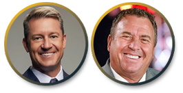 Rob Stone and Randy Pederson, bowling commentators