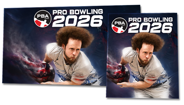 Kyle Troupe featured on the key art of PBA Pro Bowling 2026